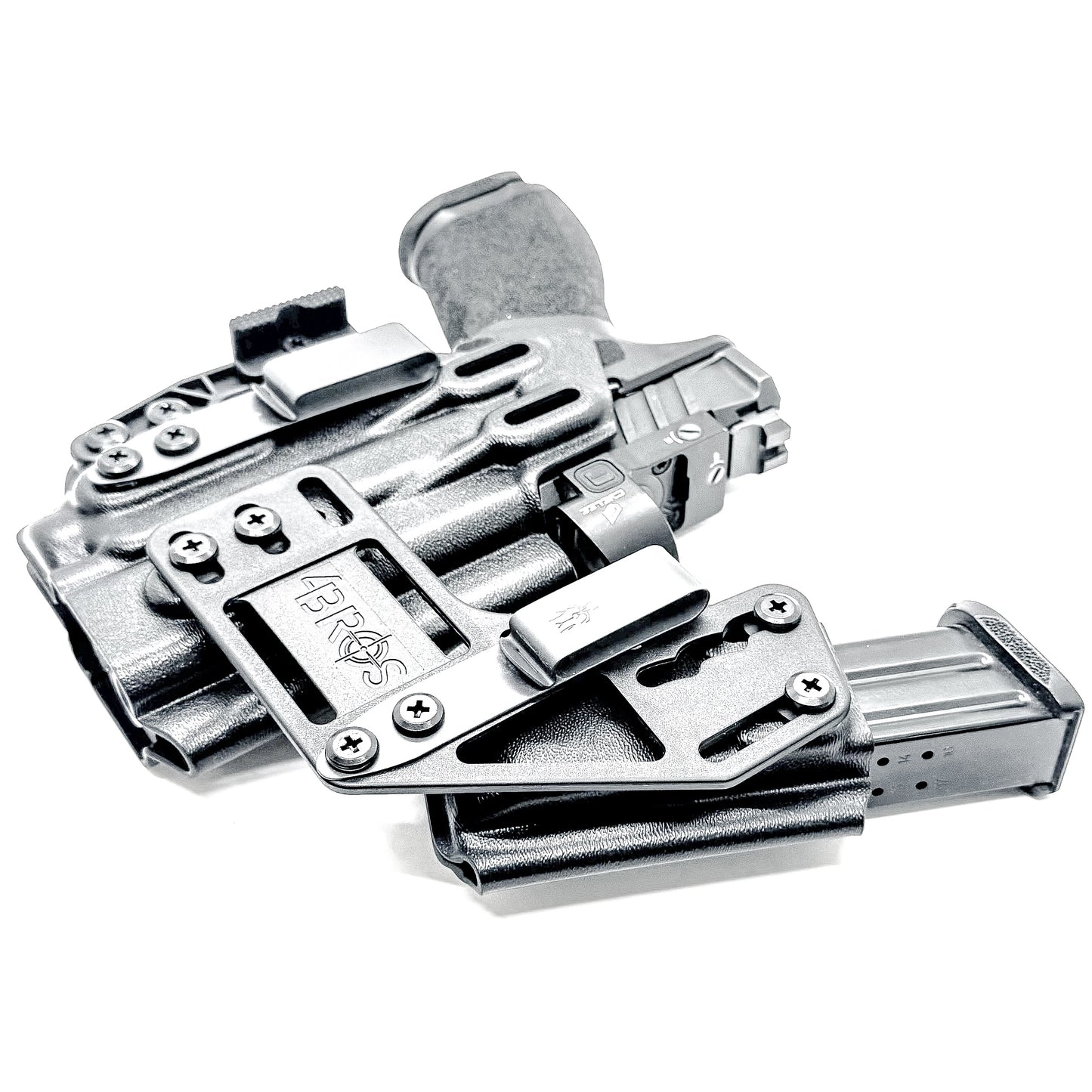 4BROS Springfield Armory RaceCar Appendix Rig IWB appendix holster with sidecar magazine carrier