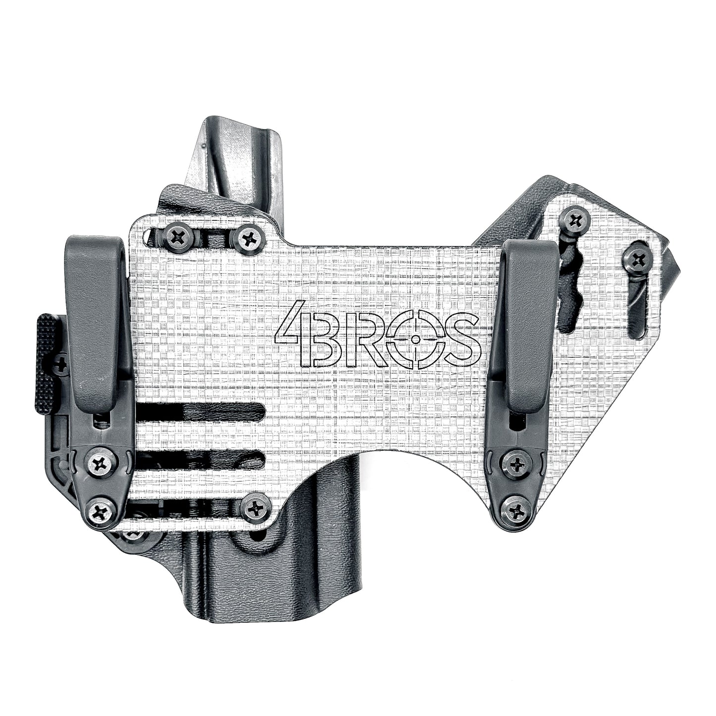 The 4Bros Holsters Staccato Dadbod Appendix Rig offers comfort, secure retention, and better concealment for bigger guys who carry pistols appendix. Made in the USA