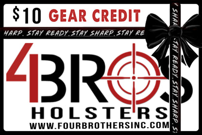 4Bros Holsters $10 Gift Card