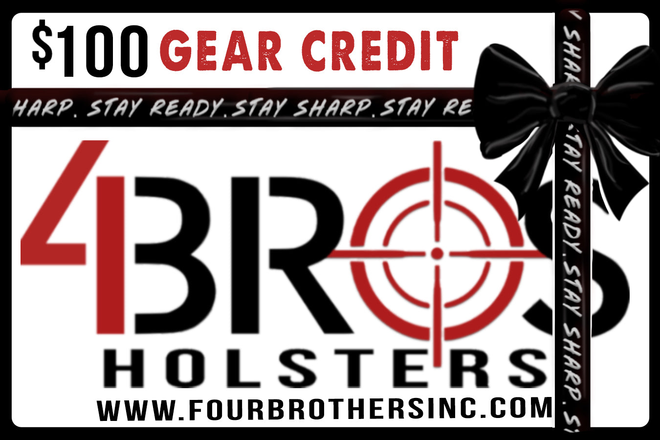 4Bros Holsters $100 Gift Card