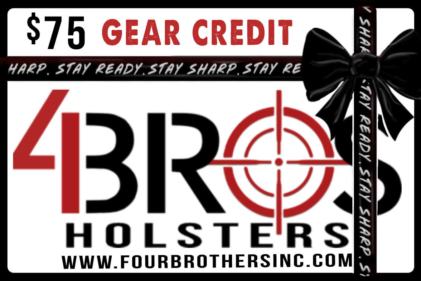 4Bros Holsters $75 Gift Card