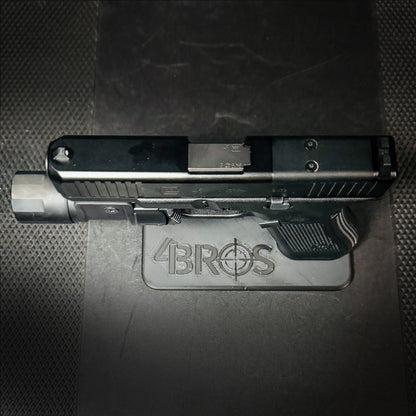 3D-printed Pistol Stand for the Glock 9 mm full-size pistol from Four Brothers Holsters