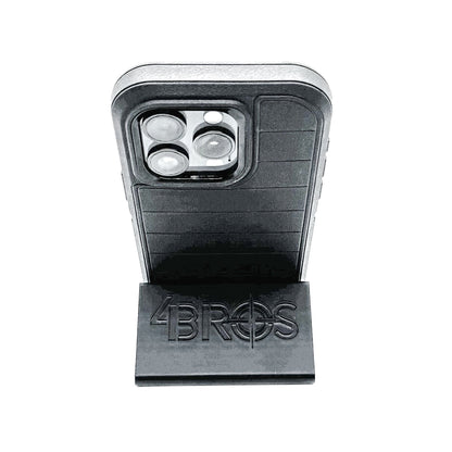 Compact smartphone stand designed and produced by Four Brothers Holsters