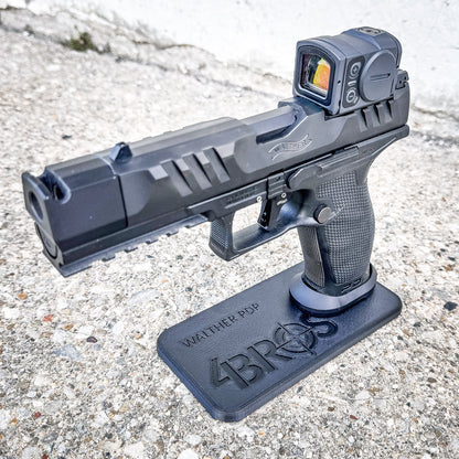 3D-printed Walther PDP pistol stand from 4BROS