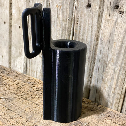 Our 3D-printed Fishing Pole Holster is designed to fit our favorite Crappie Fishing rods from ACC Crappie Stix. The Rod Holder is perfect for that "third hand" when you need to bait the hook, change lures, tie the line, or get that pesky swallowed hook out. This is a must-have for anyone who likes to fish!