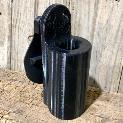 Our 3D-printed Fishing Pole Holster is designed to fit our favorite Crappie Fishing rods from ACC Crappie Stix. The Rod Holder is perfect for that "third hand" when you need to bait the hook, change lures, tie the line, or get that pesky swallowed hook out. This is a must-have for anyone who likes to fish!