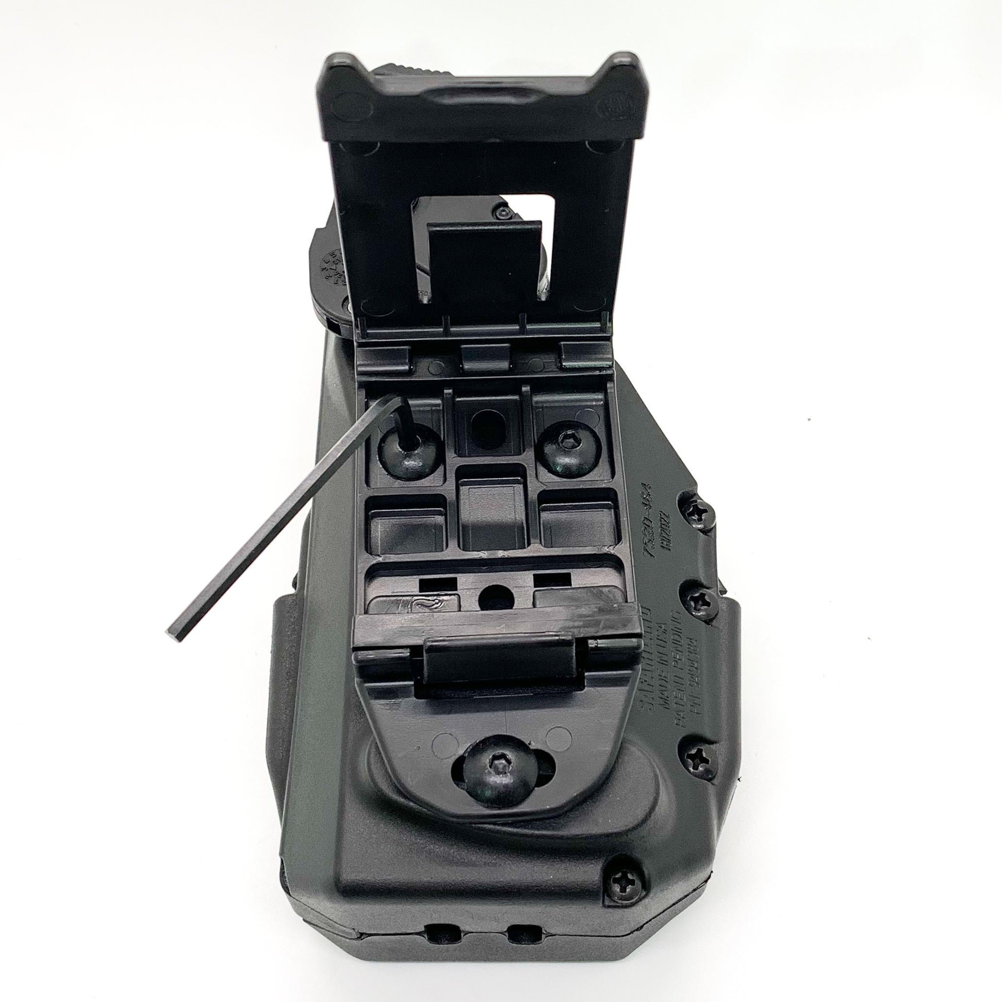 For the best Molle Adapter designed to fit the Safariland Taser 7 holster, shop Four Brothers 4BROS Holsters. Adjustable cant.  Proudly made in the USA.