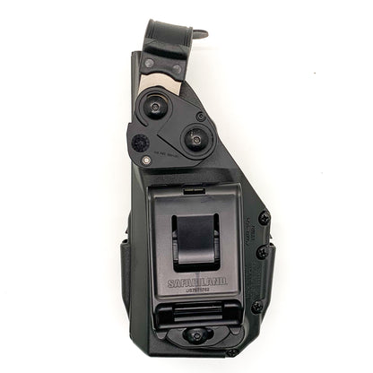For the best Molle Adapter designed to fit the Safariland Taser 7 holster, shop Four Brothers 4BROS Holsters. Adjustable cant.  Proudly made in the USA.