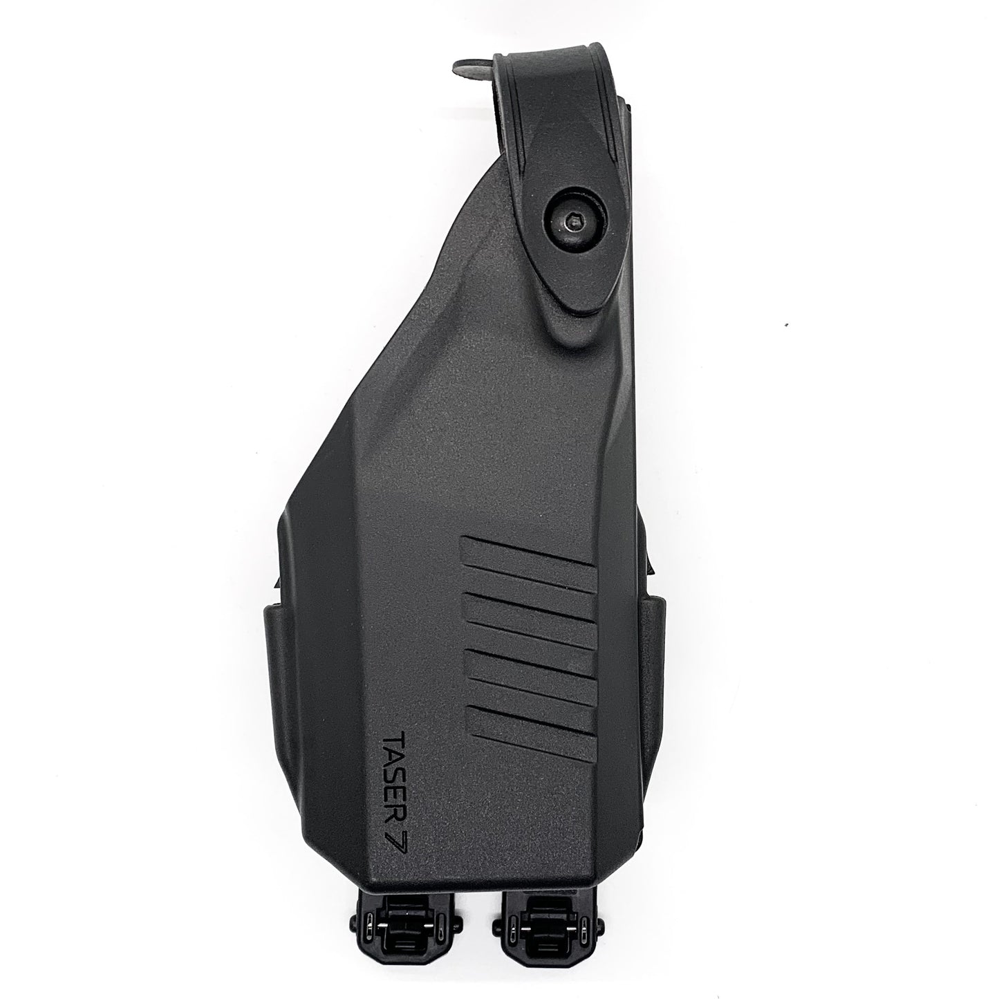 For the best Molle Adapter designed to fit the Safariland Taser 7 holster, shop Four Brothers 4BROS Holsters. Adjustable cant.  Proudly made in the USA.