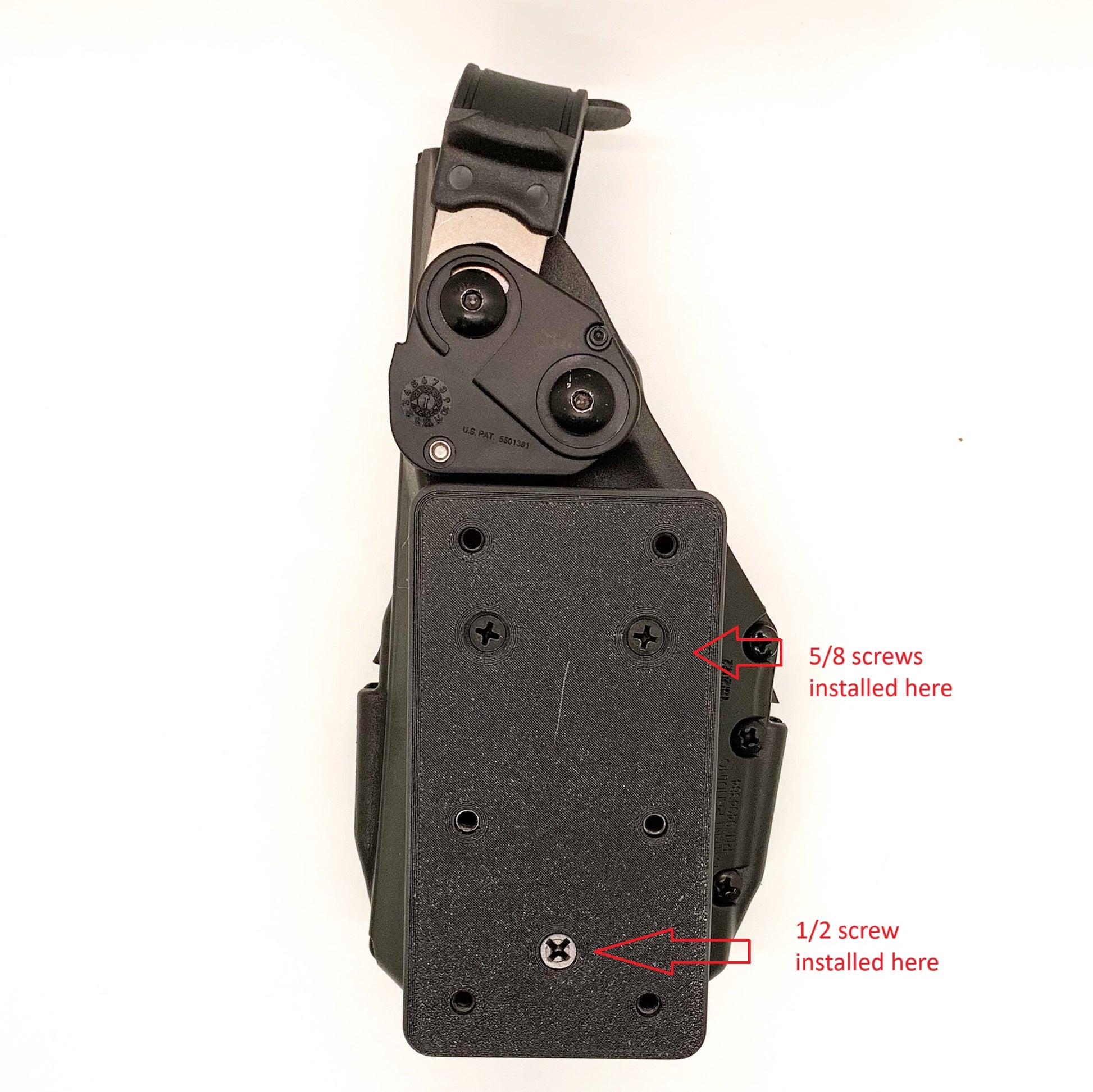 For the best Molle Adapter designed to fit the Safariland Taser 7 holster, shop Four Brothers 4BROS Holsters. Adjustable cant.  Proudly made in the USA.