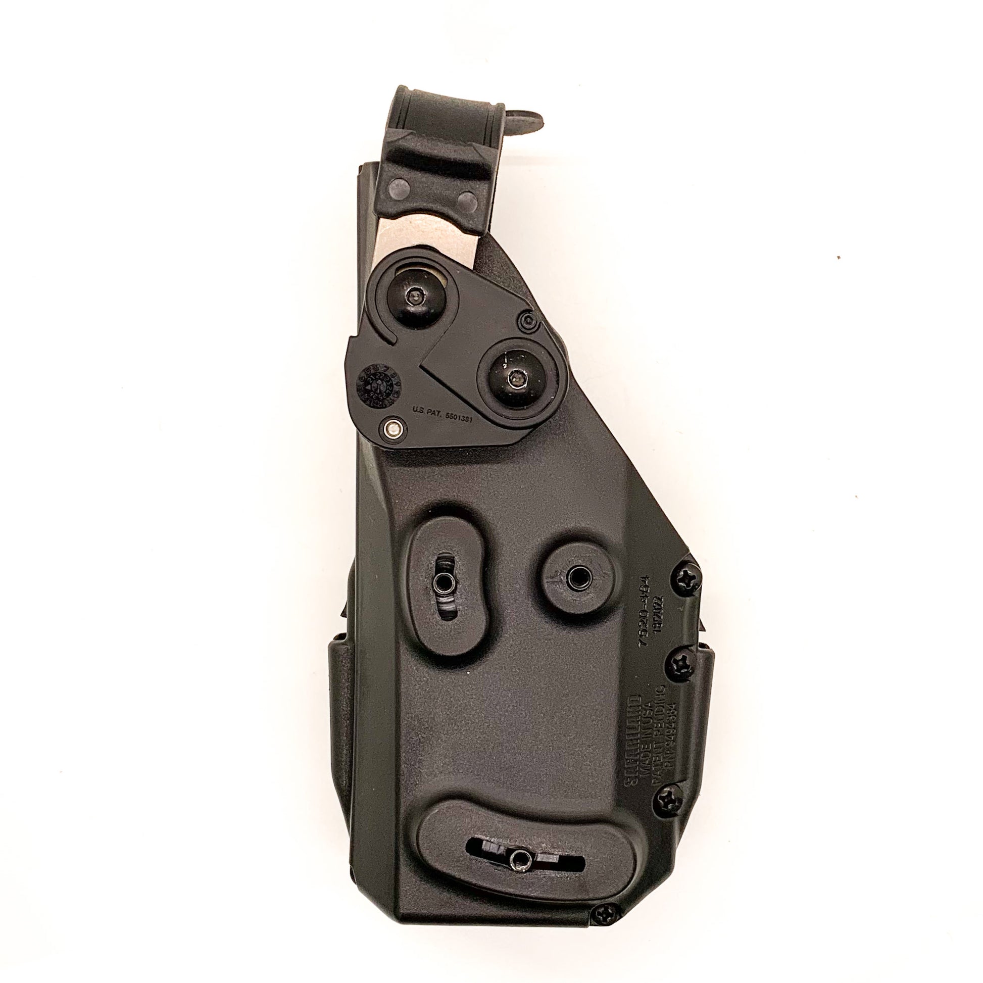 For the best Molle Adapter designed to fit the Safariland Taser 7 holster, shop Four Brothers 4BROS Holsters. Adjustable cant.  Proudly made in the USA.