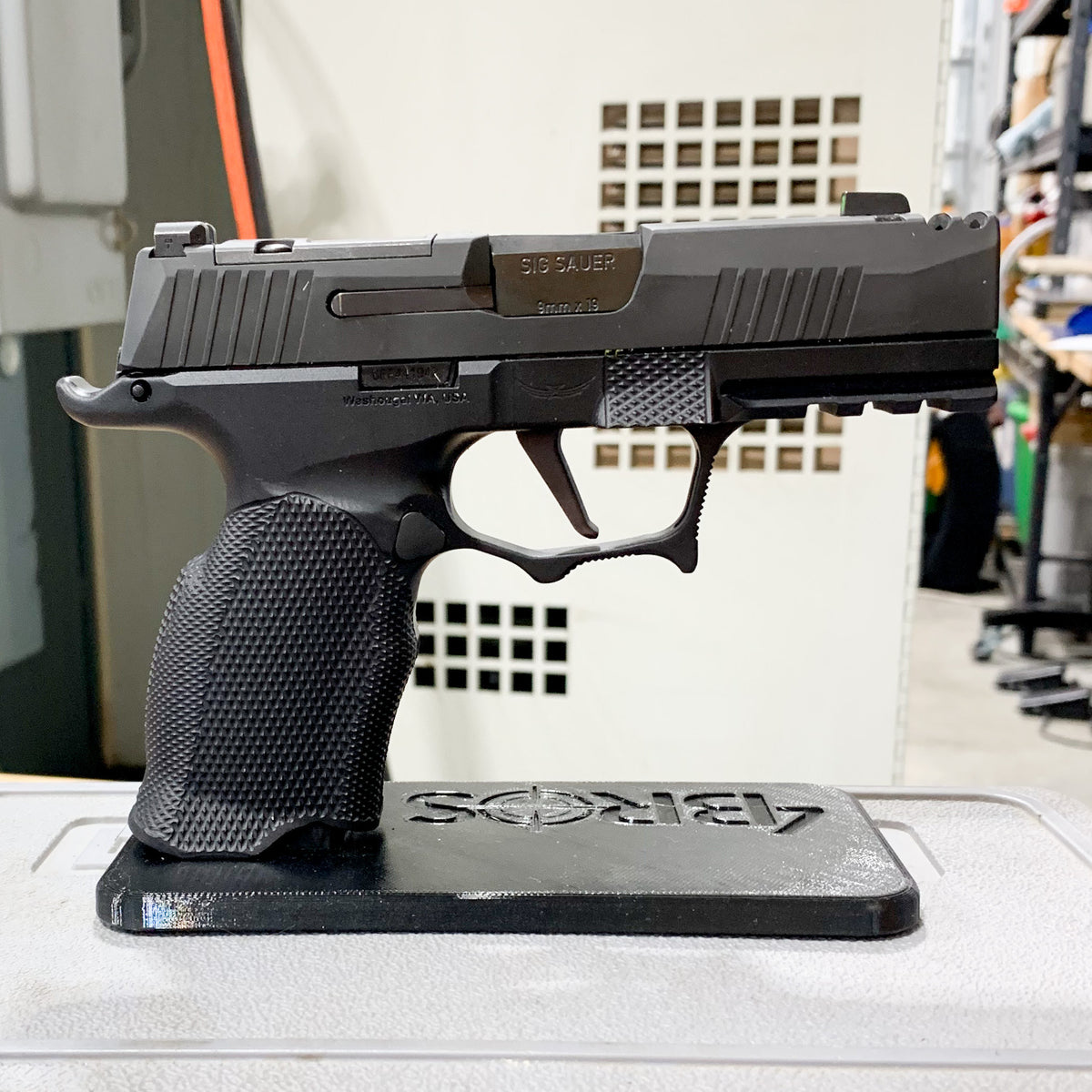 Display Stand For Various Pistols With Mag Slots | Handgun Holder Storage Rack Display Stand For Various Pistols With Mag Slots | Handgun Holder Storage Rack