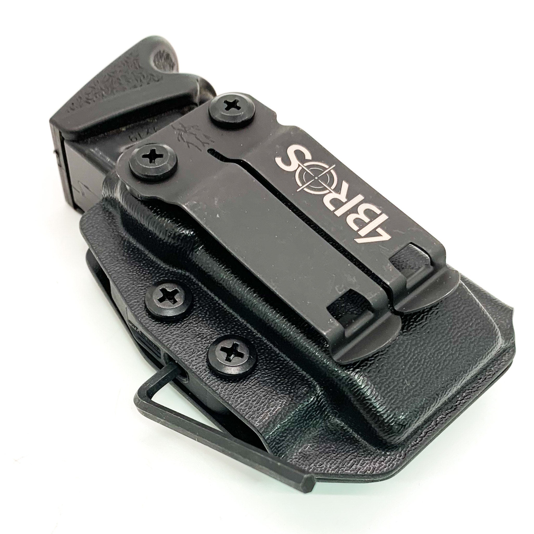 For the best, Inside Waistband IWB AIWB H&K VP9 and VP40 magazine carrier, holster, & pouch for the Sig P320, P365, P365XL, Glock 17, 17L, 19, 22, 23, 26, 27, 34, 35, 45, 31, 32, 33, .357 Sig, 9mm & 40 Walther, Smith & Wesson, Arex, and 509, 509T, LS EDGE FN magazines, shop Four Brothers Holsters. 4BROS, Made in USA.
