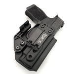 Inside Waistband Holster designed to fit the Sig Sauer P365XL  P 365 XL with Adjustable retention High Sweat shield standard.  Optional Modwing includes 2 inserts  to reduce firearm printing Custom material colors, patterns  available. Holster rides close to the body comfortably