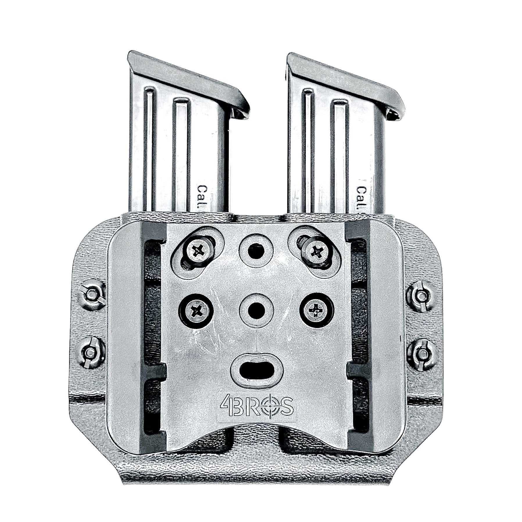 Durable OWB dual magazine holster, fits 9mm and .40 S&W mags from Glock, Sig, Staccato, and more.