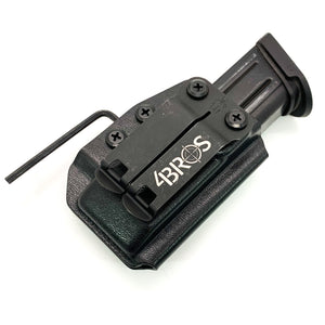 For the best, Inside Waistband IWB AIWB FN 509 9mm magazine carrier, holster, & pouch for the Sig P320, P365, P365XL, Glock 17, 17L, 19, 22, 23, 26, 27, 34, 35, 45, 31, 32, 33, .357 Sig, 9mm & 40 Walther, Smith & Wesson, Arex, H&K, and 509, 509T, LS EDGE FN magazines, shop Four Brothers Holsters. 4BROS, Made in the USA