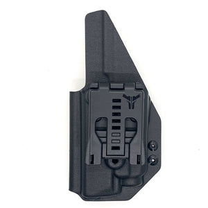 Outside Waistband holster designed to fit the Arex Delta L, Delta M and Delta X pistols with the Streamlight TLR-7 or TLR-7A Weapon Mounted Light. Adjustable retention Holster profile cut for red dot sights. Blade-Tech Tek-Lok belt attachment standard Made from .080" thick thermoplastic High sweat shield standard