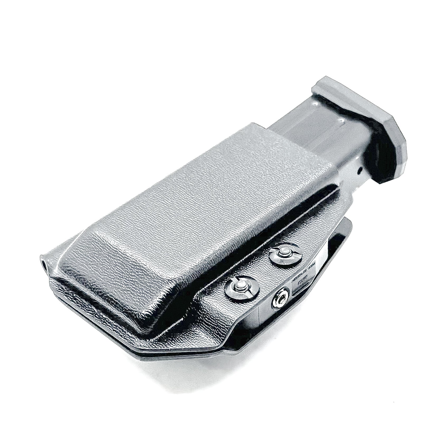 Black Inside Waistband IWB AIWB Arex Delta 9mm magazine carrier or holster, from Four Brothers 4Bros Holsters.  Made in the USA