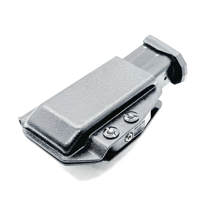 Black Inside Waistband IWB AIWB Arex Delta 9mm magazine carrier or holster, from Four Brothers 4Bros Holsters.  Made in the USA