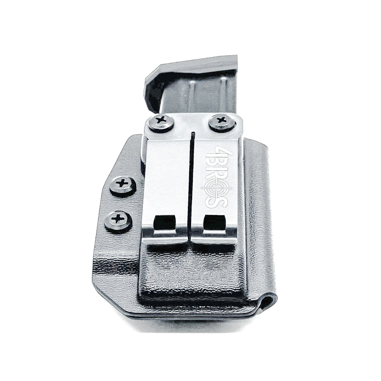 Black Inside Waistband IWB AIWB Arex Delta 9mm magazine carrier or holster from Four Brothers 4Bros Holsters. Made in the USA