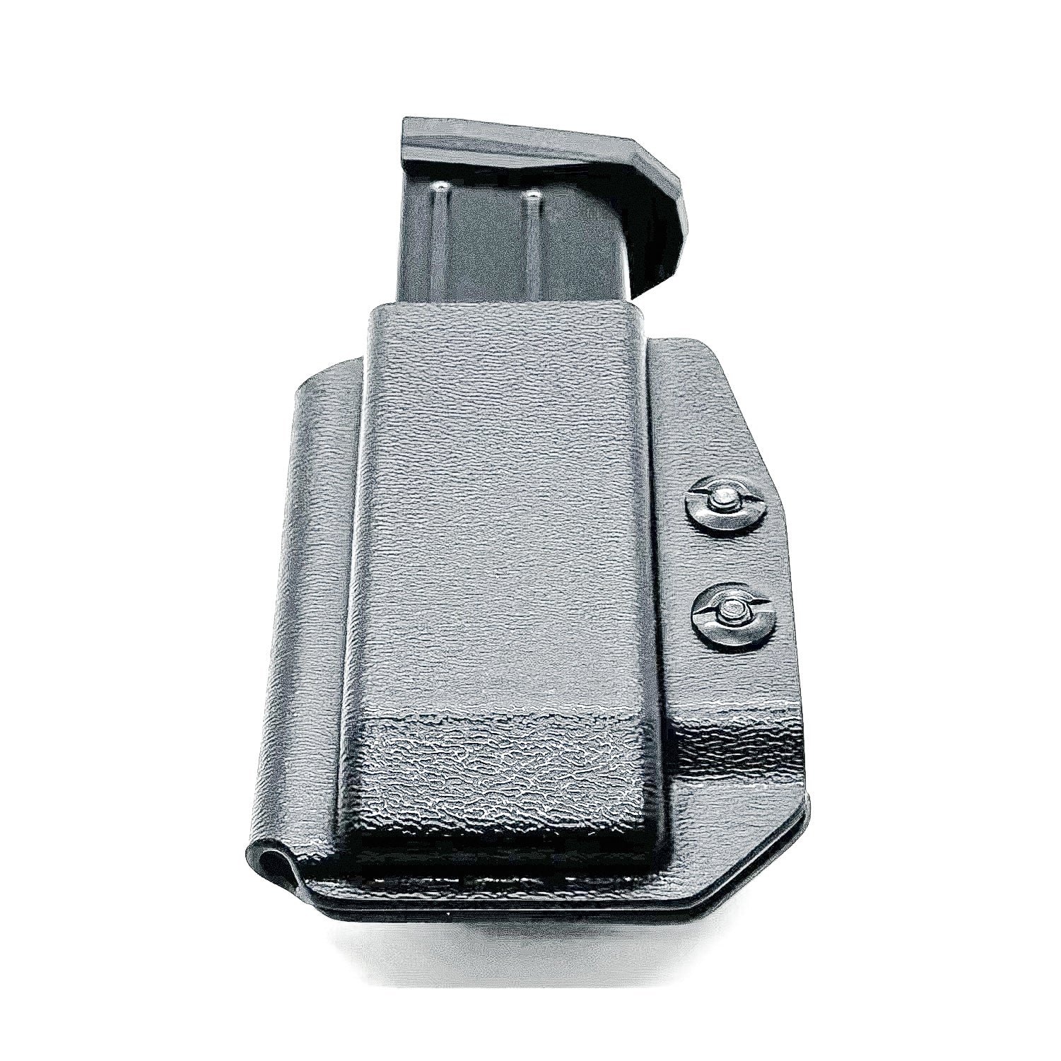 Black Inside Waistband IWB AIWB Arex Delta 9mm magazine carrier or holster from Four Brothers 4Bros Holsters. Made in the USA