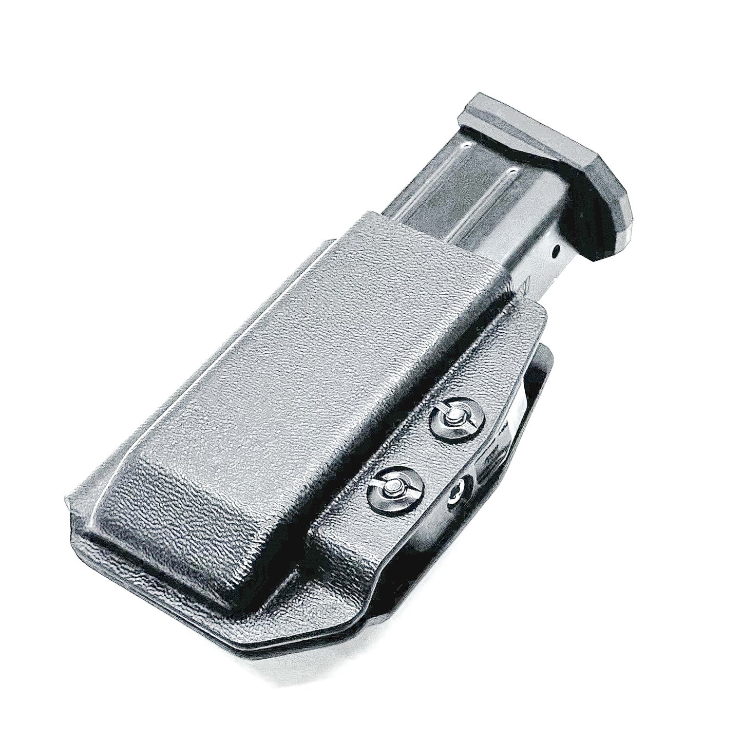 Black Inside Waistband IWB AIWB Arex Delta 9mm magazine carrier or holster from Four Brothers 4Bros Holsters. Made in the USA