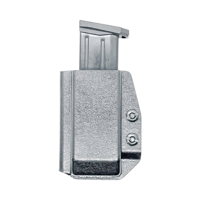 Black Inside Waistband IWB AIWB Arex Delta 9mm magazine carrier or holster, from Four Brothers 4Bros Holsters.  Made in the USA