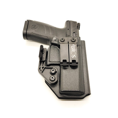 For the best, Inside Waistband IWB Holster designed to fit the CZ P-10, shop Four Brothers Holsters. Adjustable retention and cant. Minimal material and smooth edges to reduce printing C P10 C P 10 C P10C CZ-USA Made in the USA 