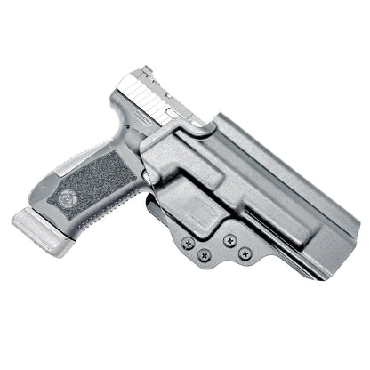 Outside Waistband holster for the Canik TP9SF in Black with  a 4BROS 1.5" Slide.
