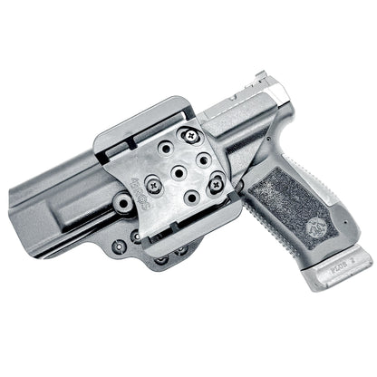 Outside Waistband holster for the Canik TP9SF in Black with  a 4BROS 1.5" Slide.