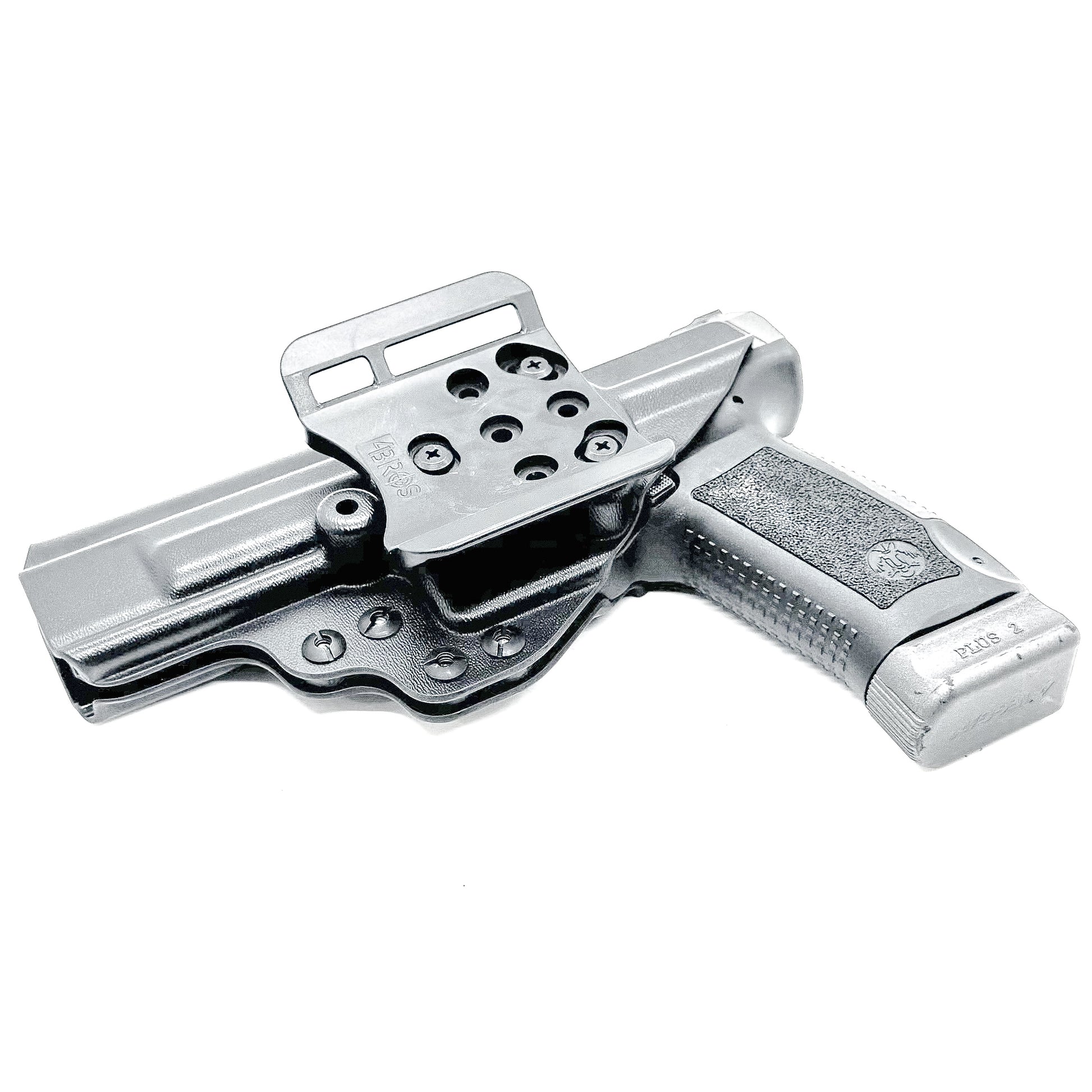 Outside Waistband holster for the Canik TP9SF in Black with  a 4BROS 1.5" Slide.