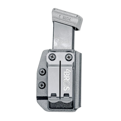Black  inside waistband magazine carrier for the Canik TP9 9mm magazines from Four Brothers Holsters.