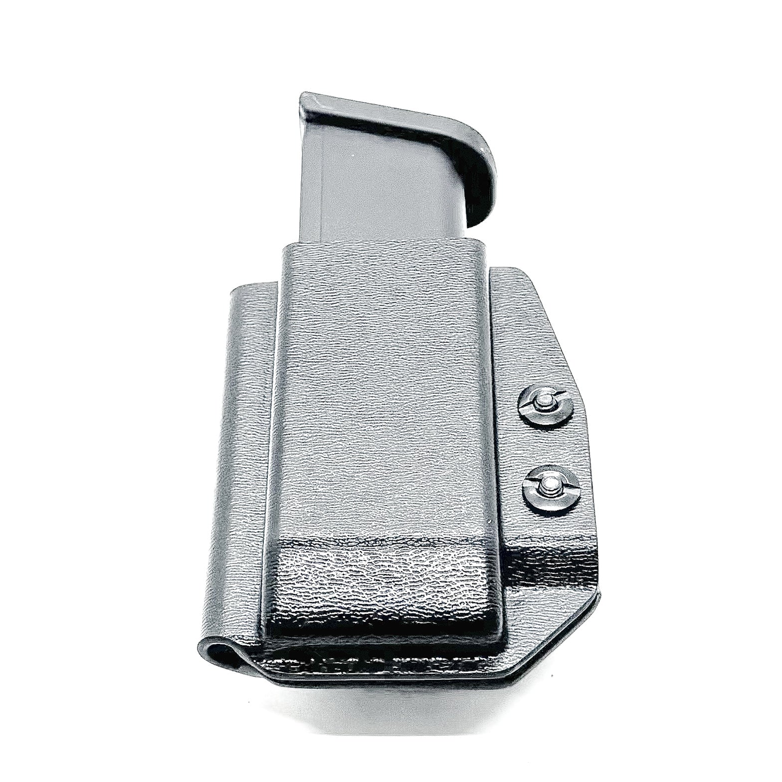 Black Inside Waistband IWB AIWB universal magazine carrier, holster, & pouch for the 9mm & 40 magazines from Four Brothers Holsters. Made in the USA