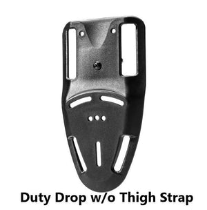 For the best outside waistband OWB Kydex duty or competition style holster designed to fit the Walther PDP 4.5" Full-Size and PDP Pro SD Compact 4" pistols shop Four Brothers Holsters. Cut for red dot sights, adjustable retention, and open muzzle for threaded barrel or compensator