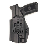For the best OWB Outside Waistband Kydex Holster for the FN 509 Tactical with the Streamlight TLR-1 or TLR-1 HL, shop Four Brothers Holsters. Full sweat guard, adjustable retention, minimal material & smooth edges to reduce printing. Made in the USA. Open muzzle for threaded barrels, cleared for red dot sights.