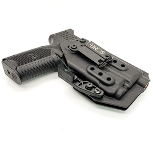 For the best Inside Waistband Taco Style Holster designed to fit the FN 509 compact, 509, and 509 Tactical with the Streamlight TLR-7 shop 4BROS Four Brothers Holsters.  Adjustable retention, optional modwing for less printing, profile cut to allow red dot sights on the pistol. Proudly made in the USA FN 509 T, FN509
