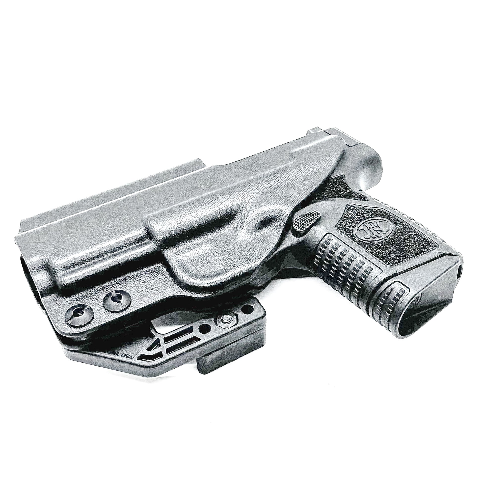 Precision-fit FN Reflex IWB holster with adjustable retention, convertible hand orientation, and durable .093" Kydex. Made in the USA