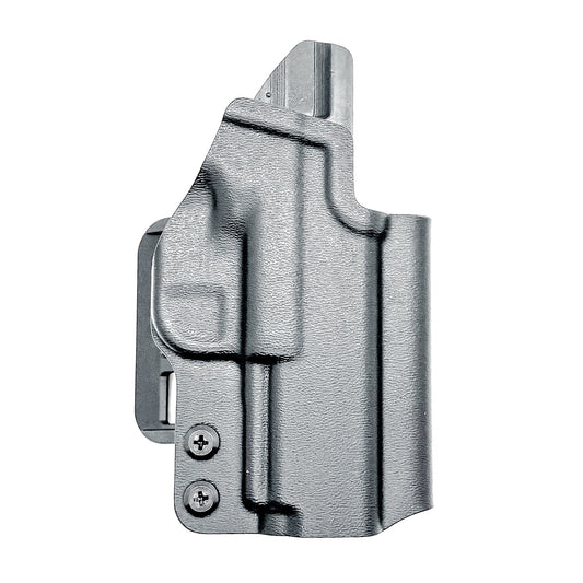 Precision-molded FN Reflex OWB holster with adjustable retention, mid-height sweat guard, and durable .093" thermoplastic. Made in the USA.