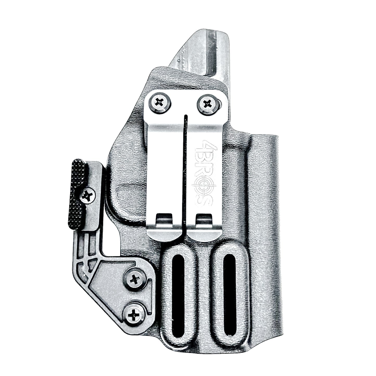 Black, Right Hand Inside Waistband (IWB) Holster for the FN Reflex XL MRD with a Monoblock and Modwing