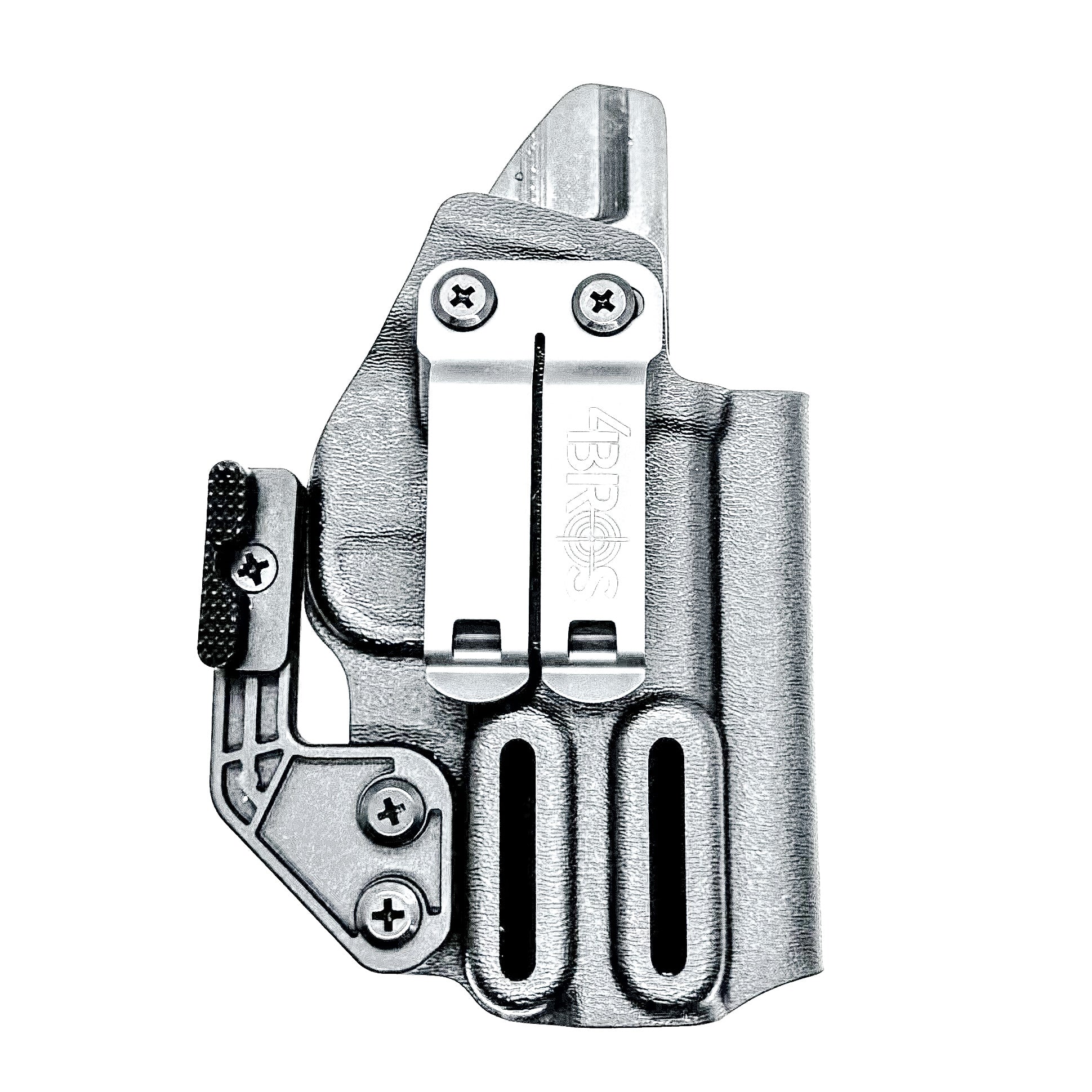 Black, Right Hand Inside Waistband (IWB) Holster for the FN Reflex XL MRD with a Monoblock and Modwing