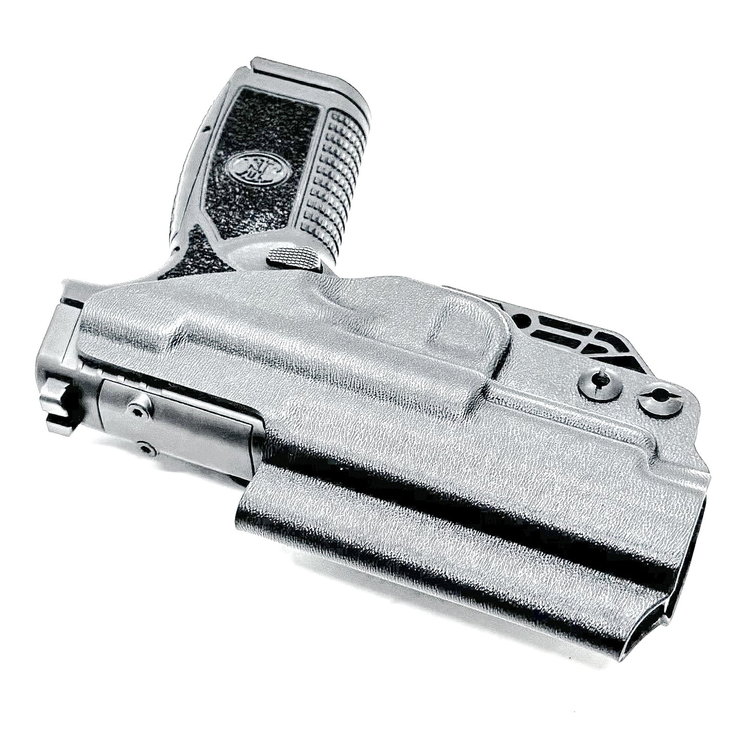 Black, Right Hand Inside Waistband (IWB) Holster for the FN Reflex XL MRD with a Monoblock and Modwing