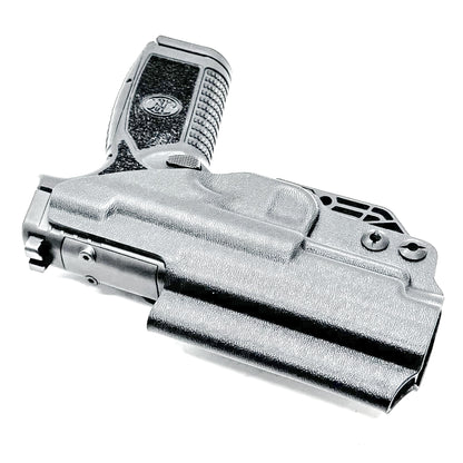 Black, Right Hand Inside Waistband (IWB) Holster for the FN Reflex XL MRD with a Monoblock and Modwing