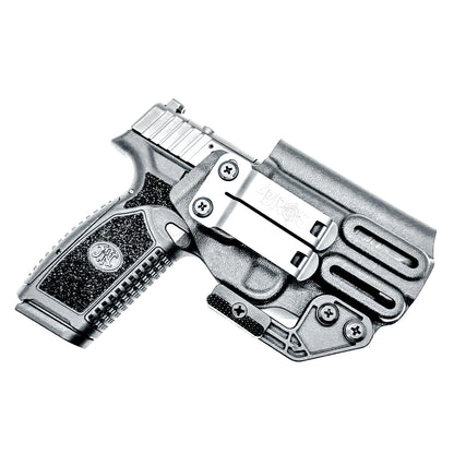 Black, Right Hand Inside Waistband (IWB) Holster for the FN Reflex XL MRD with a Monoblock and Modwing