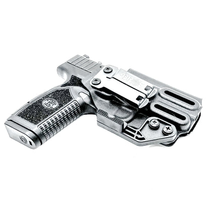 Black, Right Hand Inside Waistband (IWB) Holster for the FN Reflex XL MRD with a Monoblock and Modwing