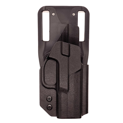 For the best Outside Waistband Duty and Competition Style Holster for the FN 509 compact, shop Four Brothers 4BROS Holsters.  Adjustable retention, high sweat guard, holster profile cut to allow red dot sights.  Minimal material and smooth edges to reduce printing.  Made in the USA 