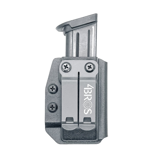 Black Inside Waistband IWB AIWB FN 509 9mm magazine carrier & pouch for the  509, 509T, LS EDGE FN magazines from Four Brothers 4BROS Holsters.
