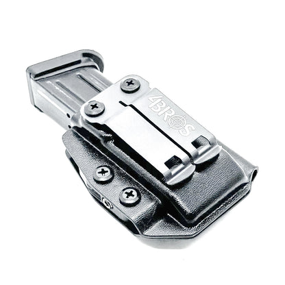 Black inside Waistband IWB AIWB FN 509 9mm magazine carrier & pouch for the  509, 509T, LS EDGE FN magazines from Four Brothers 4BROS Holsters. 