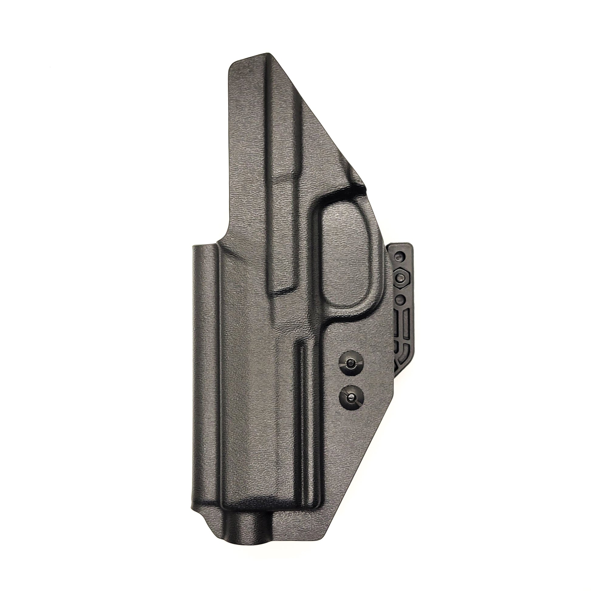 For the best Inside Waistband IWB Taco Style Holster for the FN 509 standard and 509 Tactical versions with the Apex 5.00" Slide and FN 509 LS Edge, shop Four Brothers Holsters 4BROS. Adjustable retention High sweat guard. The holster may fit a standard 509 Tactical pistol with a compensator. Made in the USA