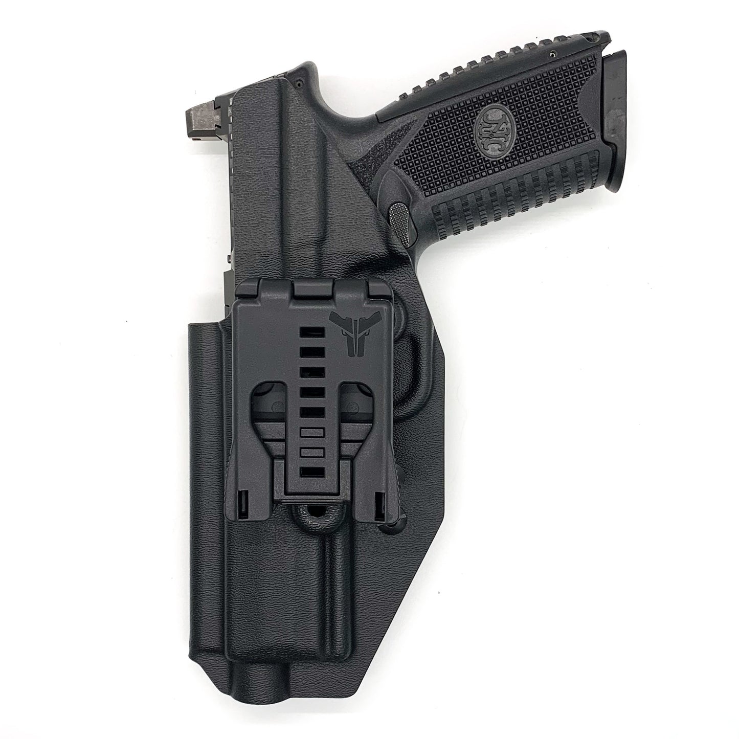 Best Outside Waistband Taco Style Holster for the FN 509 standard and 509 Tactical versions with the Apex 5.00" Slide and FN 509 LS Edge Made from .080" Thermoplastic for durability Adjustable retention High sweat guard standard, medium and low height available on request. 