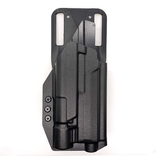 For the best OWB FN 509, 509 Tactical, or 509 LS Edge & Surefire X300U A or B light Duty & Competition Style Kydex Holster, shop Four Brothers 4BROS Holsters. 
